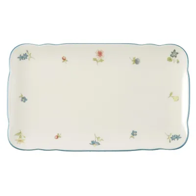 Obrázok produktu pre Hranatý podnos 20 cm MARIE-LUISE STREUBLUME, Seltmann Weiden