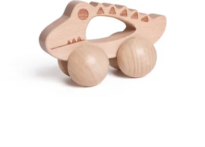 Produktbild von iWood Greifspielzeug Krokodil aus Holz