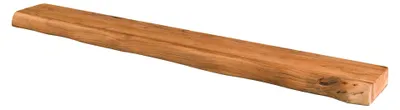 Image de Étagère murale FURNLUX en bois d'acacia 200 cm / Couleur principale : marron / Dimensions : 200 x 8 x 25 cm