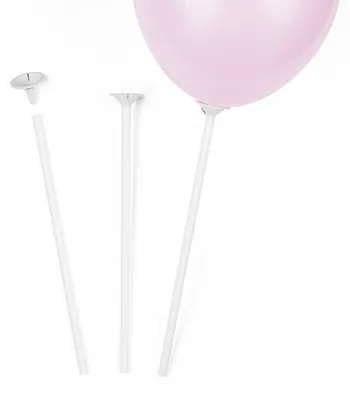 Obrázek produktu pro 100 papírových balónků s ozvěnou, 30 cm, bílé