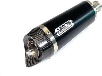 Produktbild von ARROW Auspuff DARK THUNDER für Yamaha YZF-R6 2006-2016, Aluminium schwarz