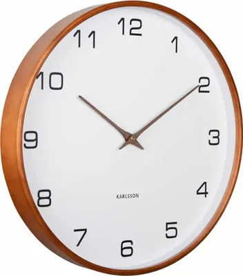 Produktbild von Karlsson - Wanduhr Acento - Weiß - Ø40cm