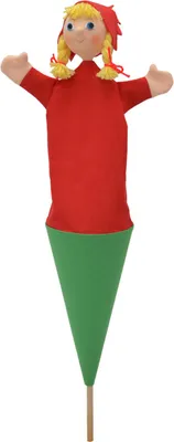 Obrázek produktu pro Maňásek na tašku Červená Karkulka 55 cm Pestrobarevná, 11046A