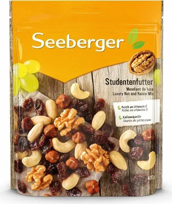 Produktbild von SEEBERGER Studentenfutter Trockenfrüchte und Nüsse 400,0 g