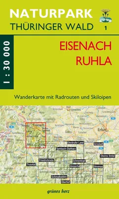 Produktbild von Wanderkarte Eisenach, Ruhla