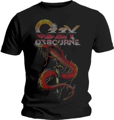 Produktbild von Ozzy Osbourne Vintage Snake Black L T-Shirt