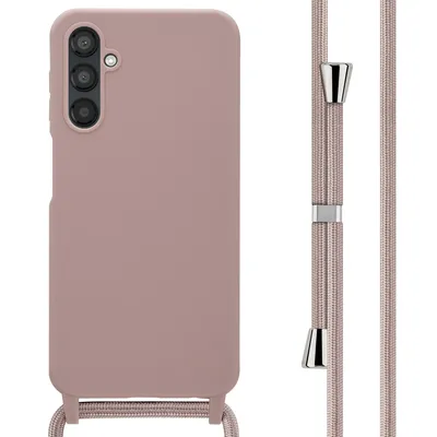 Produktbild von imoshion SilikonHülle mit Band Samsung Galaxy A25 (5G) - Sand Pink