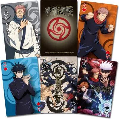 Produktbild von Jujutsu-Kaisen Anime-Kartenspiel mit Gruppenmotiv