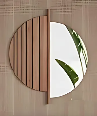 Image de Console avec miroir – Idéale pour le couloir ou comme meuble décoratif.