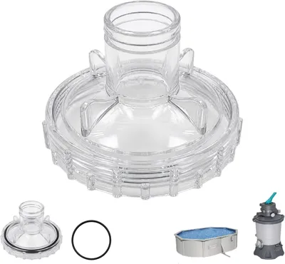 Produktbild von Deckel für Sandfilter, transparent, Ersatz für Bestway Flowclear P6665, für Pools