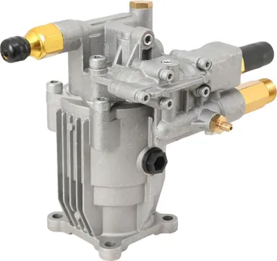 Image de Pompe pour nettoyeur haute pression, 3000 PSI, 2,2-2,4 GPM, arbre de 3/4 pouce, aluminium moulé sous pression, système à double joint