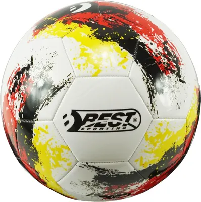 Produktbild von Best Sporting Mini-Fußball Nation I Schwarz-Rot-Gold I Hochwertiger Mini-Ball I Fußball Größe 1 I Kleiner Fussball I Outdoor-Fussball, Farbe:schwarz/rot/gelb