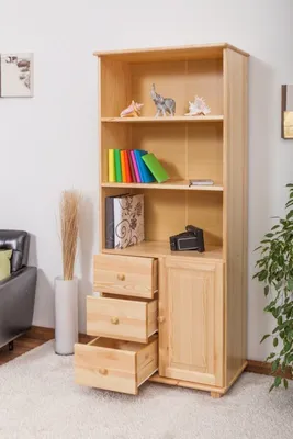 Produktbild von Bücherregal Kiefer massiv