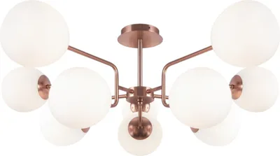 Produktbild von Maytoni Pendelleuchte Kupfer Erich, 10-flammig, E14, dimmbar, Metall/Glas