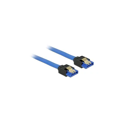 Produktbild von DELOCK SATA-Kabel SATA III -> SATA Bu/Bu 1.00m blau