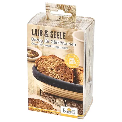 Produktbild von BIRKMANN Bezug für Gärkörbchen, länglich, L 38 x B 9,5 cm, 100% Baumwolle, ® Standard 100, was