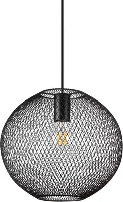 Produktbild von Hängeleuchter Modernes Netz Metall Schwarz 1 Licht E27 42W Ip20