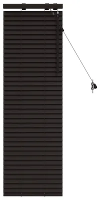 Obrázek produktu pro vidaXL Žaluzie, tmavě hnědé, 45 x 130 cm, 35 mm, masivní paulovnie