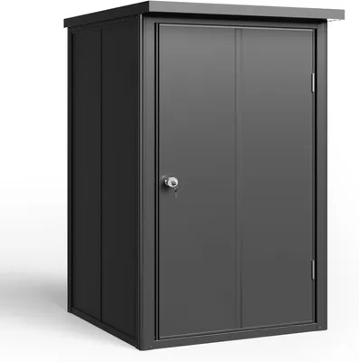 Productafbeelding van Metaal Tuinkast 84x84x131 cm - Stijlvolle Opslagoplossing voor Tuinmateriaal