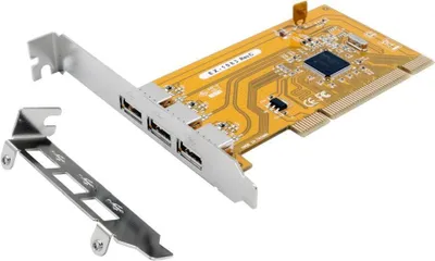 Obrázek produktu pro EXSYS EX-1083, PCI, USB 2.0, Nízký profil, 120 mm, 63 mm, 150 g