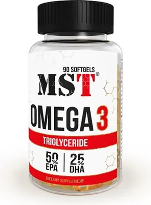 Zdjęcie produktu dla MST - Omega 3 TRIGLYCERIDE (90 kapsułek)
