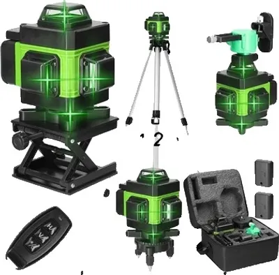 Zdjęcie produktu dla Niwelator laserowy, ładowany przez USB, statyw z regulacją wysokości, A