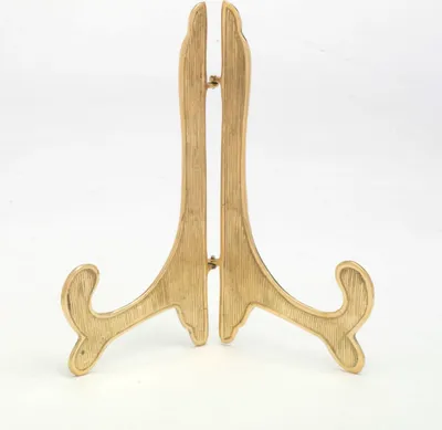 Produktbild von Buchhalter, Tellerständer Messing Gold Höhe 22 cm