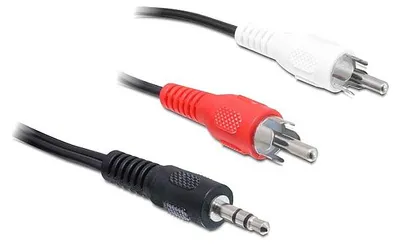 Image de Audio Klinke 3,5mm-> 2xCinch 3,0m