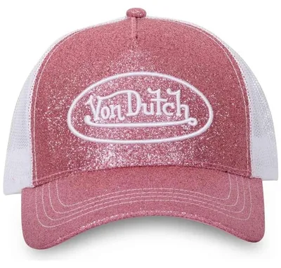 Produktbild von Von Dutch Originals Glitter Trucker Cap pink/white