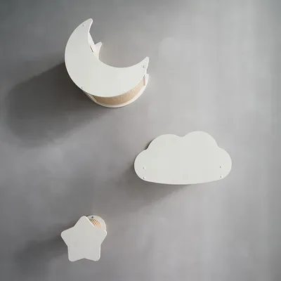 Produktbild von CatS Design Katzen Kletterwand Set xxl große Katzen stabil 3 Teilig Wandkratzbaum Sky