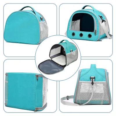 Produktbild von Kleine Tragetasche für Haustiere, 30 * 27 * 21 cm, Transportbox für Kleintiere
