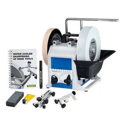 Zdjęcie produktu dla Tormek T-8, profesjonalne urządzenie do szlifowania i polerowania, zasilanie sieciowe, 200 wat