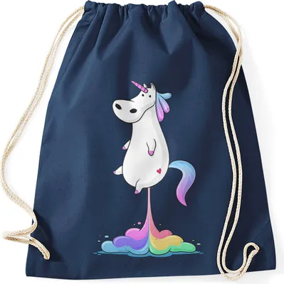 Produktbild von Pups Einhorn Turnbeutel Moonworks® navy unisize