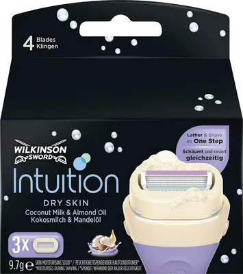 Image de Lames Wilkinson Sword Intuition Dry Skin 3 pièces dans un paquet