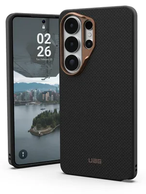 Zdjęcie produktu dla Urban Armor Gear 214545114085, Pokrowiec, Samsung, Galaxy S26 Ultra, 17,5 cm (6.9"), Czarny, Brąz