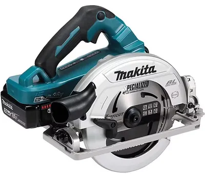 Image de Scie circulaire Ø 190 mm 2x5Ah 18V LXT ®MAKITA DHS783T2JU en coffret + puce AWS