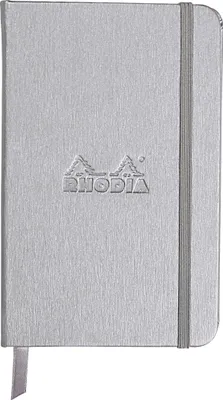 Produktbild von Rhodia Webnotebok SILVER 9x14 96Bl DOT elf