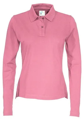 Immagine prodotto di Cottover - Polo da donna, Cotonelogico, maniche lunghe, modello ET812 (taglia S) (rosa)