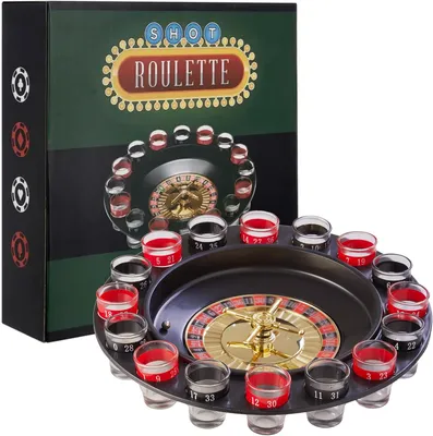 Productafbeelding van Premier huishoudelijke gemakkelijk onderhouden shot roulette - Minimale morsen van ons drinken roulette spel