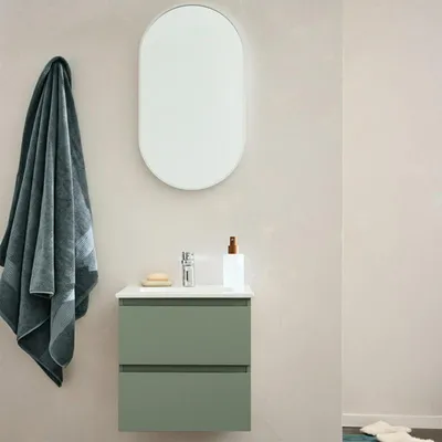 Produktbild von Hängewaschtisch 45cm mit Keramikwaschbecken SORRENTO