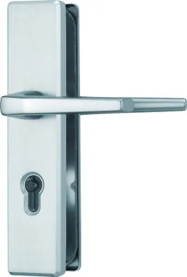 Produktbild von ABUS Schutzbeschlag KLN 314 (Ausführung: Klinke-Klinke, Oberfläche: F1 Aluminium Natur) Ausführung: Klinke-Klinke Oberfläche: F1 Aluminium Natur