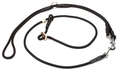 Produktbild von Mystique Retrieverleine Umhängeleine Hunting Profi 8mm schwarz M - 295cm