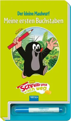 Produktbild von Schreib und wisch weg "Der kleine Maulwurf" Buchstaben