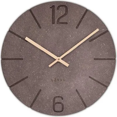 Produktbild von Holzuhr LAVVU Natur LCT5024, braun 34cm