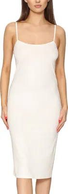 Image de Merry Style Jupon pour femme Jupon à bretelles réglables MS10-402 (Ecru, XXL)