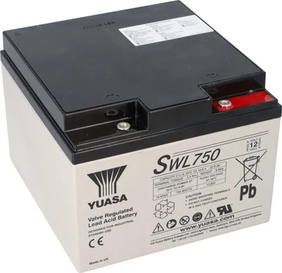 Immagine prodotto di Batteria al piombo Yuasa SWL750 Pb 12V / 25Ah 10-12 anni, M5 interno
