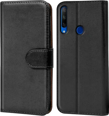 Immagine prodotto di Custodia flip Conie per Honor 9X con supporto per schede e protezione a tutto tondo in nero