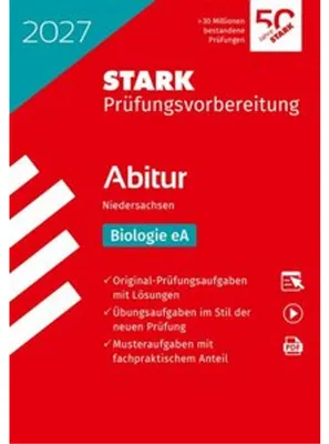 Produktbild von STARK Biologie eA - Abitur 2027 Niedersachsen - Prüfungsvorbereitung
