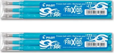 Produktbild von Pilot Frixion Ball Ersatzminen 0.7 hellblau - 6er-Set