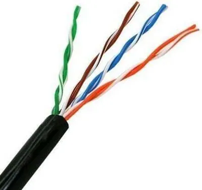 Produktbild von Aisens A133-0213 Cat.5e/ 305m/ Vodotěsný/ Černý/ Venkovní kabel UTP RJ45 Naviják kabelu